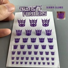 For Autobots Decepticons Sticker Decal Logo Sign Symbol Transforming toys Robot