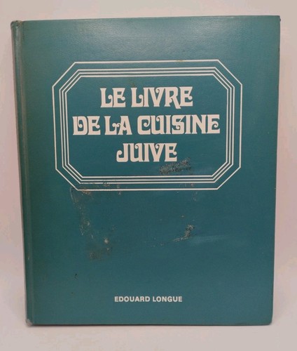 Livre cuisine juive - le,