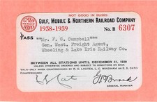 GULF MOBILE NORTHERN RAILWAY