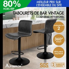 ALFORDSON Tabourets de Bar