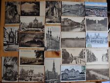 Belgium - Lot of 60 antique postcards - 100% CPA - Brussels Liège ...