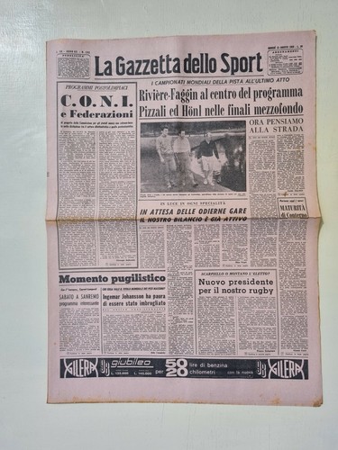 Gazzetta dello sport - dello, aoÛt