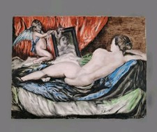 Beau Dessin Au Fusain Nue