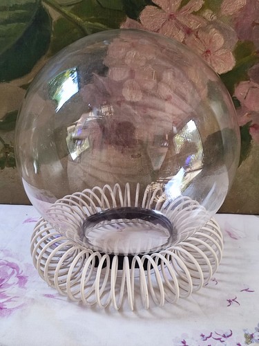 Ancien globe verre sur - ancien,