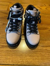 Zara Pink Girls Combat Boots