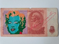 Billet original signé Andy