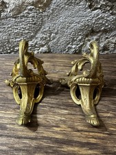 Lot de 2 pieds anciens de