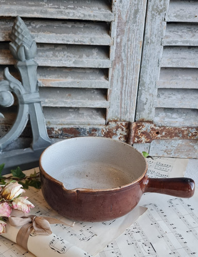 Ancien poelon poele gres - poelon, en