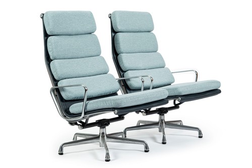 Pair eames soft - pair, recliners