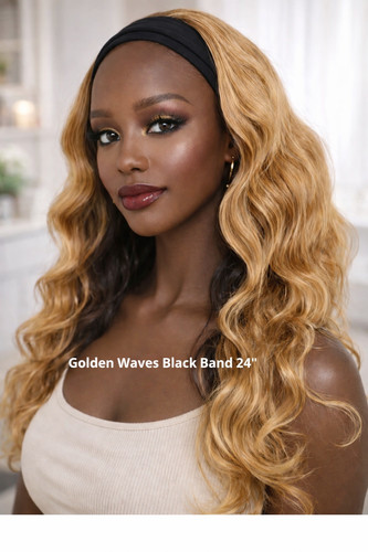 Perruque femme golden waves - golden,