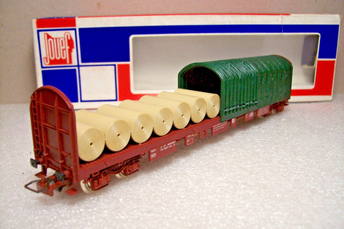 Train jouef wagon plat a - train, :