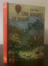 JULES VERNE  CINQ SEMAINES EN BALLON illustrations de RIOU  Hachette 1972