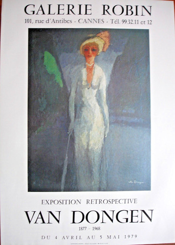 Affiche van dongen galerie - van,