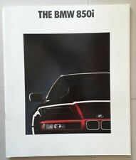 BMW 850i Brochure 1990 - Prestige Large Format