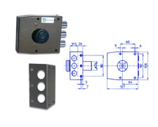 Serrure À Appliquer Droite