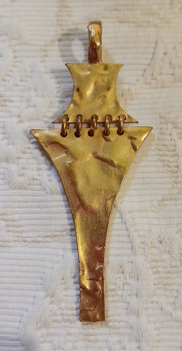 Pendentif articulé doré - articulé,