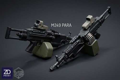 Scale m249 para for 6 - 1/12,