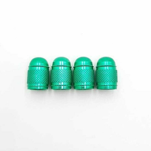 Bouchons valve vert - bouchons, aluminium