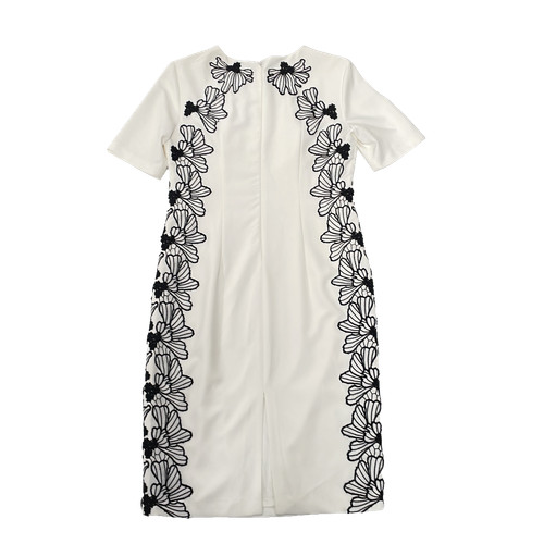 Robe nissa blanche noire - robe,