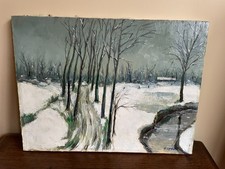 Tableau Ancien huile sur toile