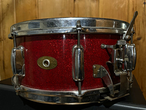 50s slingerland snare drum - 50s, red