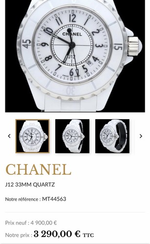 Chanel j12 montre - chanel, 33
