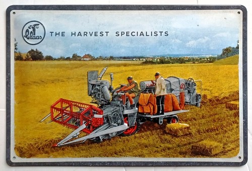 Plaque métal vintage - , tracteur
