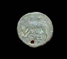 Nummus En Bronze Revers À La Louve