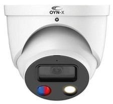 8MP Active Dissuasif Poe Réseau Tourelle Caméra IP67, Blanc EAGLE8C-IP-AD-TUR-FW