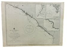 ADMIRALTY  CHART No.1283. CHARLES DARWIN, FITZROY, VOYAGE of the HMS BEAGLE 1836