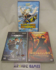 LOT 3 DVD JACKIE CHAN - LE SMOKING LE MEDAILLON LE TOUR DU MONDE EN 80 JOURS