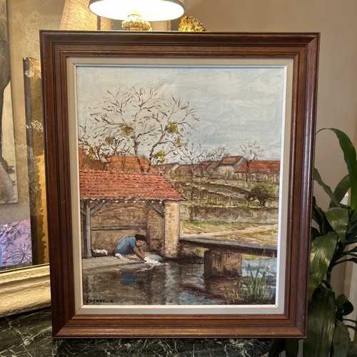 Tableau huile sur toile - huile,