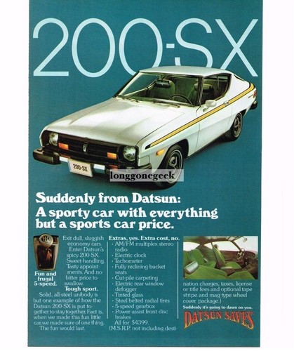 1977 datsun 200 - 1977, 200-sx