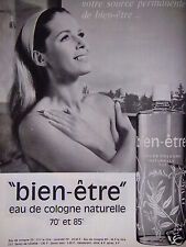 PUBLICITÉ DE PRESSE 1968 BIEN