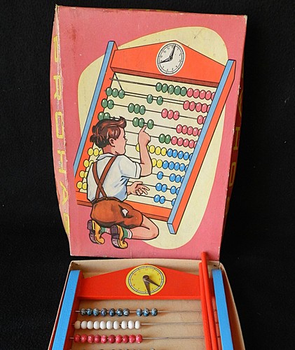 Ancien boulier enfant - boulier, en