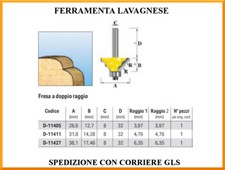 Fraises Profilées À Double