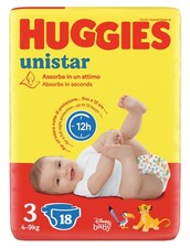 Huggies Unistar 3 4-9 KG. 18