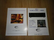  lot 2 fiches ELECTROCOMPANIET