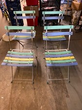 ANCIEN LOT DE 4  CHAISE DE