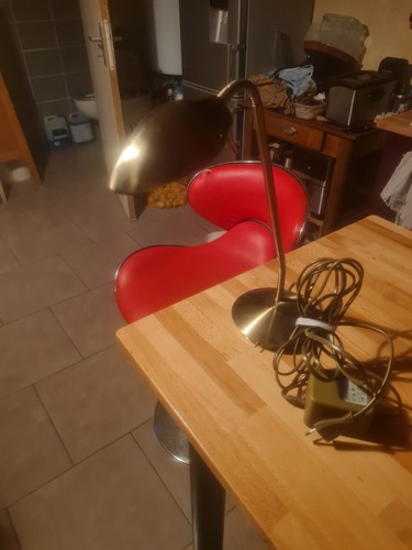 Massive lampe bureau métal - de,