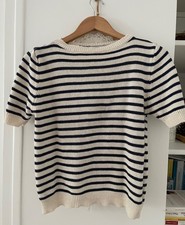 Pull marin manches courtes