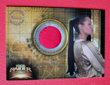 ANGELINA JOLIE TOMB RAIDER LARA CROFT WORN SILK DRAGON JACKET COSTUME RELIC CARD