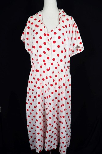 Robe coton waffle pois - en, À