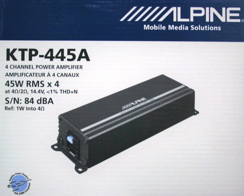 Alpine ktp 445a - 4-channel, 180w
