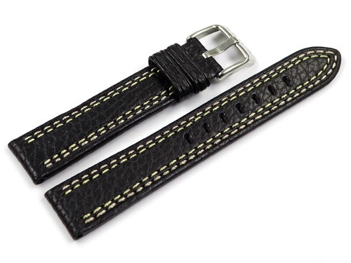 Bracelet lotus cuir noir - cuir,