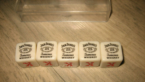 Jeu dés publicitaire jack - de,