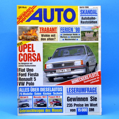 Gdr german road traffic - 6, 1990