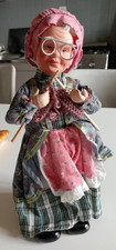 OLD MUSIC AUTOMATON GRANDMOTHER KNITTING KNITTER