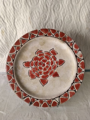 Assiette vallauris ceramique - assiette,