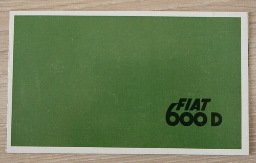 Brochure auto 1960 s fiat - 🚘, 1960's